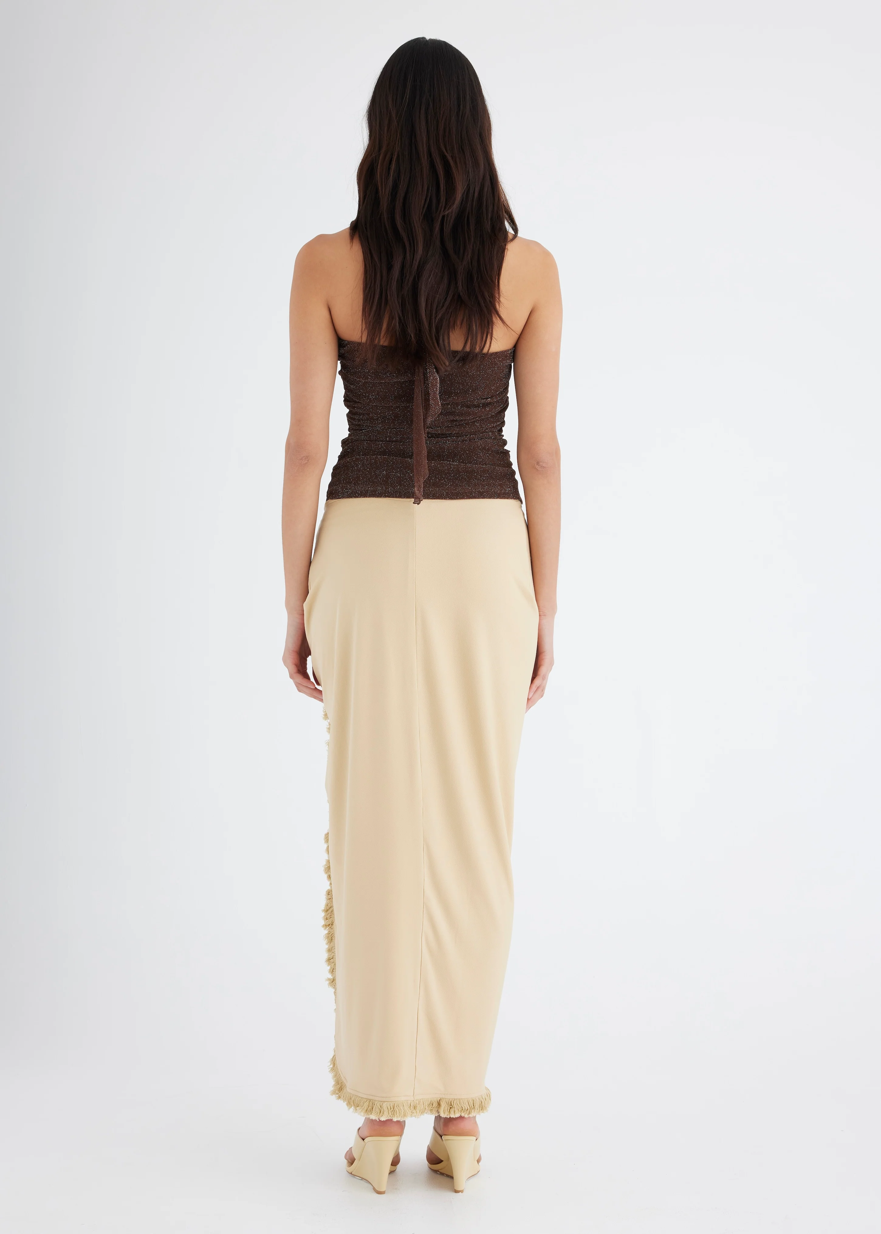Bernie Fringe Maxi Skirt - Image 4